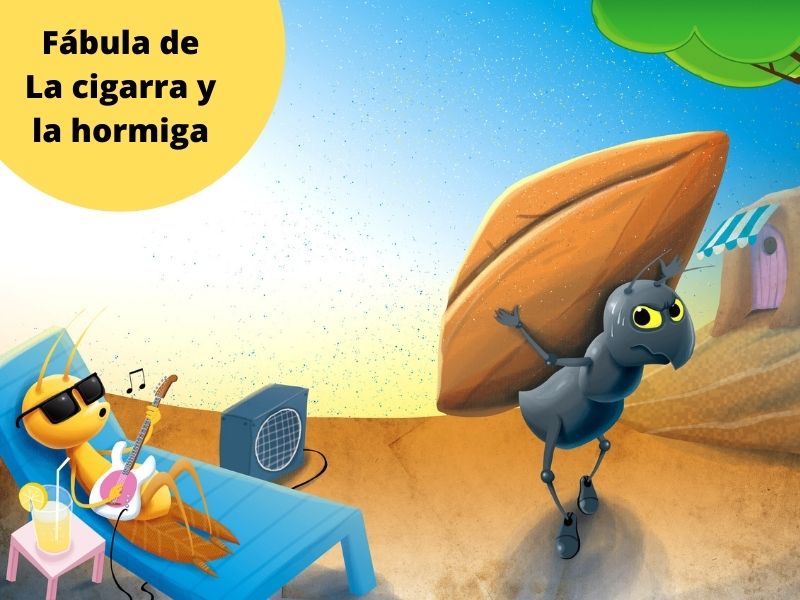 Cigarra y Hormiga: Una Historia de Trabajo y Diversión