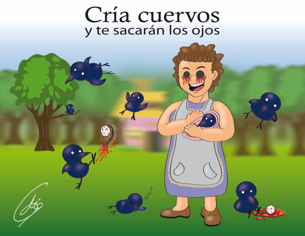 Cría cuervos y te sacarán los ojos: cuento de fábula  ️✨