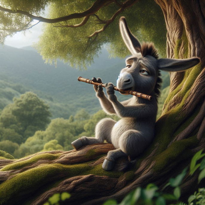 El burro flautista que encantó al bosque  ✨