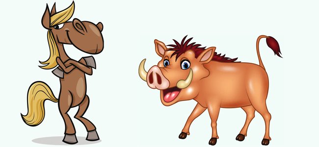 El caballo y el jabalí: Una lección de amistad y respeto  ✨