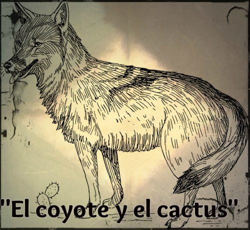 El Coyote y el Cactus: Una Aventura en el Desierto  ✨