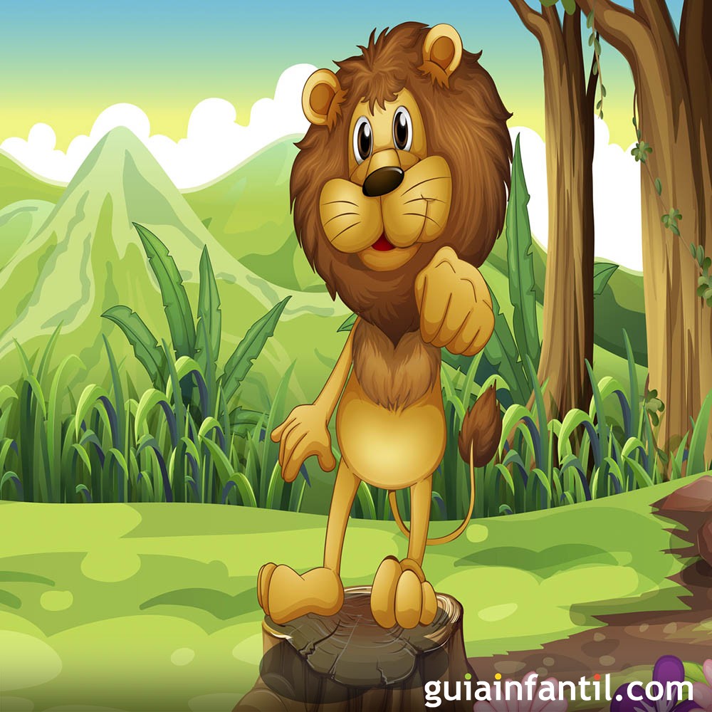 El Cuento del León y el Águila: Una Amistad Inesperada  ✨