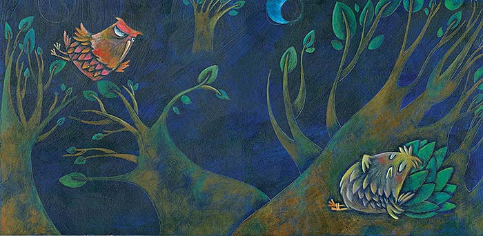 El Gorrión y el Búho sobre tener modales en la naturaleza  ✨