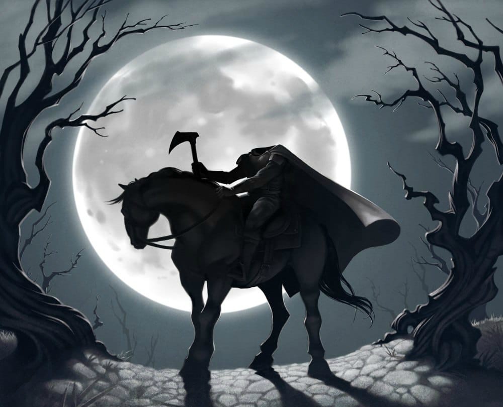 El jinete sin cabeza: Un misterio en la noche oscura  ‍
