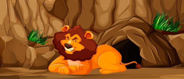 El león enfermo y los zorros: Una lección de astucia y valentía  ✨