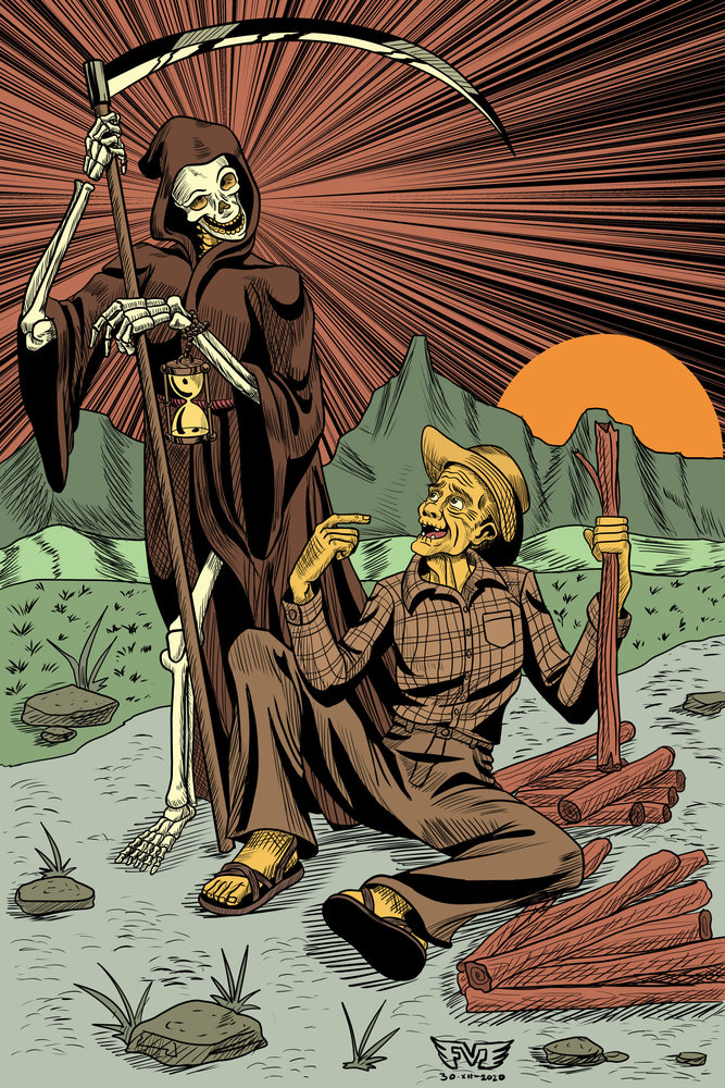 El viejo y la muerte: una historia de sabiduría y valor  ✨