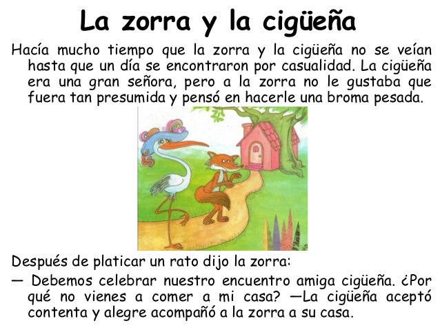 El Zorro y la Cigüeña: Un Cuento de Astucia y Lecciones