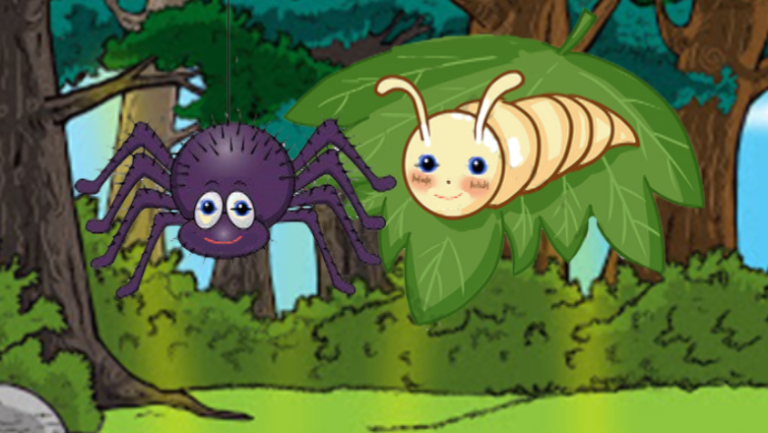 La Araña y el Gusano de Seda: Una Amistad Inesperada  ️