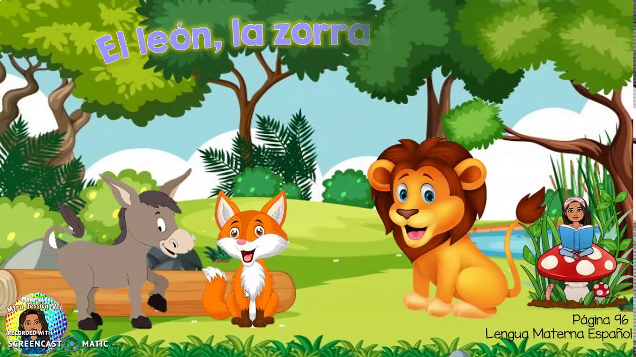 La Fábula del Asno, la Zorra y el León