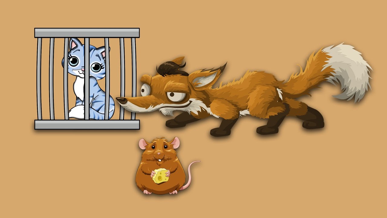 La gata, el ratoncito y el zorro: una amistad inesperada
