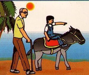 Un asno a un viejo: una divertida enseñanza sobre la vida